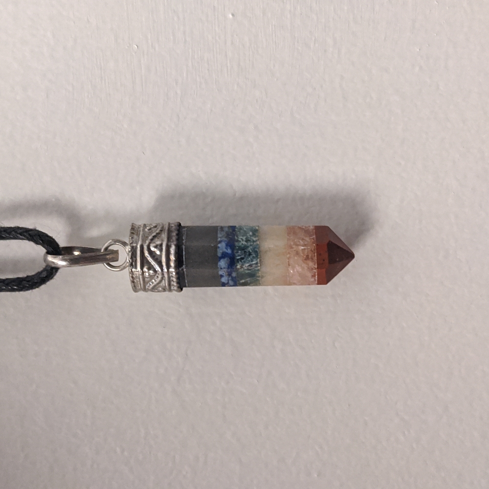 Rainbow Pendulum Necklace
